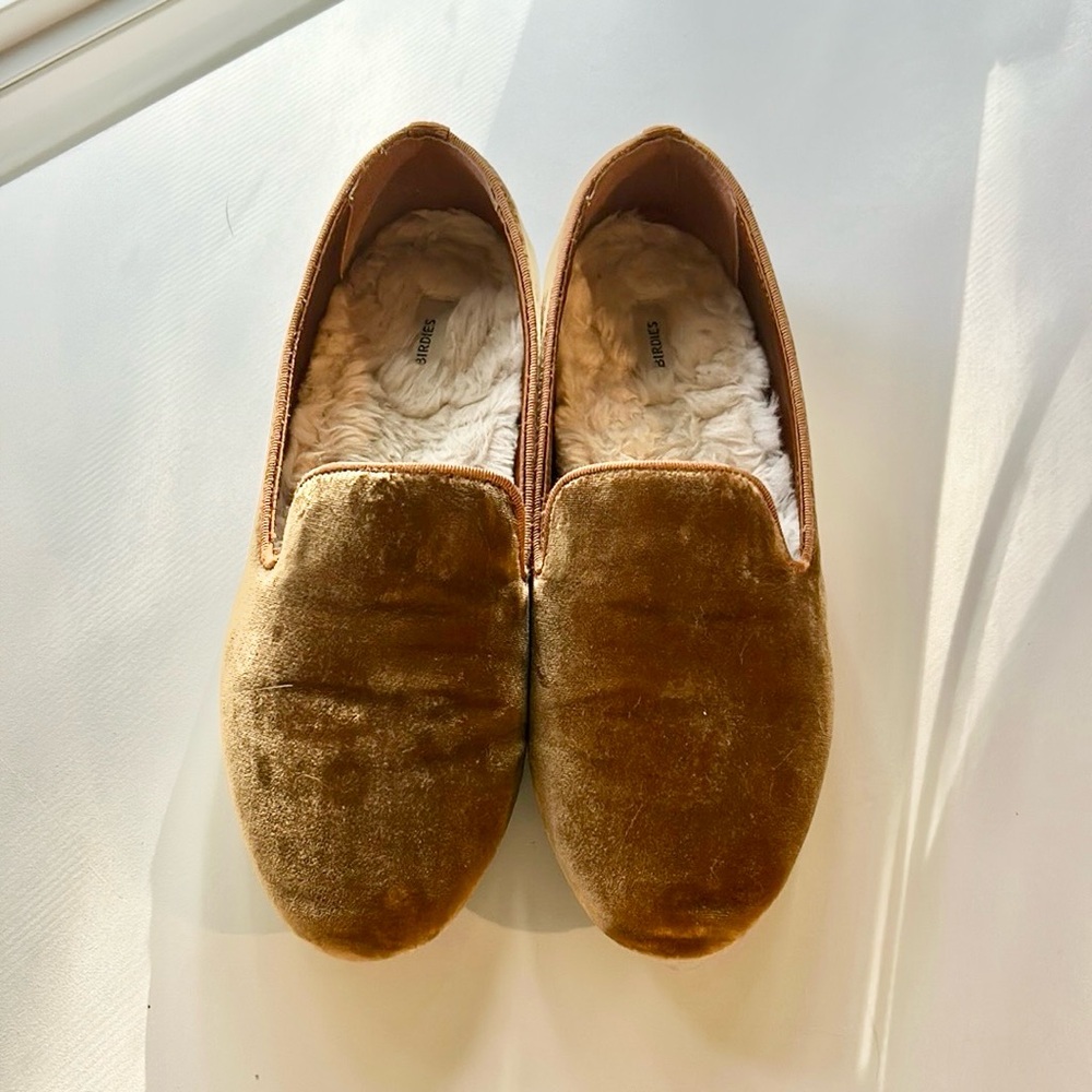 Birdies Velvet Loafers